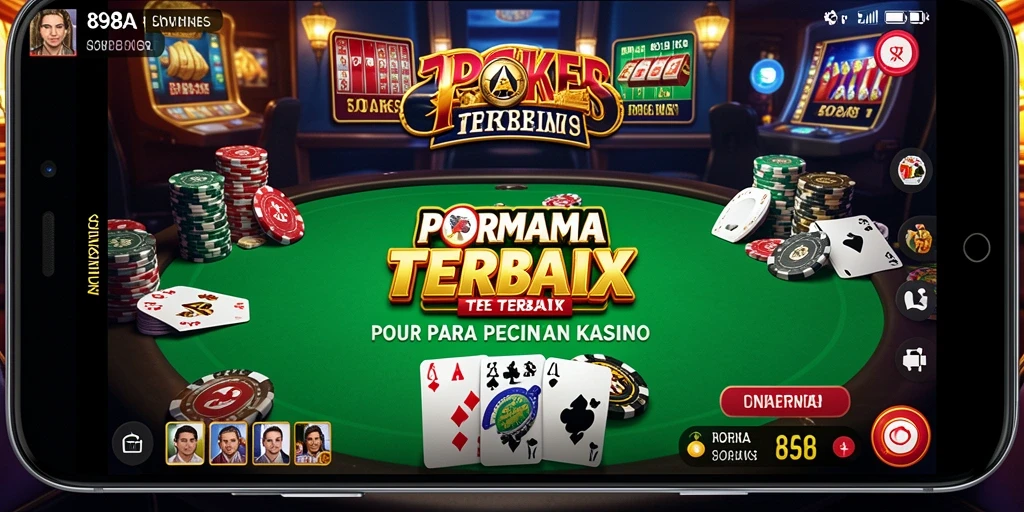 Tangkapan layar 898A menampilkan gameplay poker yang seru dan menggugah selera.