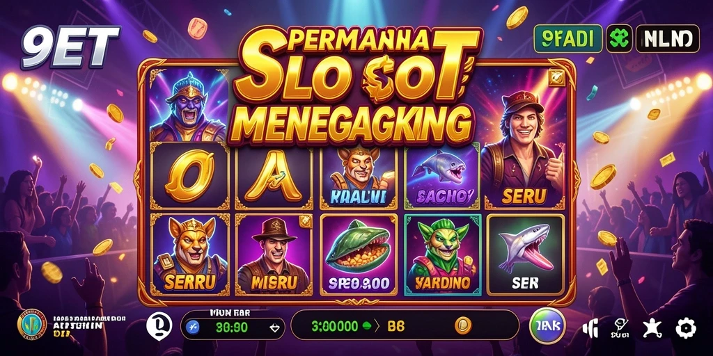 Gameplay menarik di 9ET dengan tema slot yang beragam.