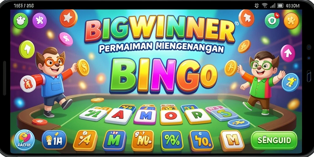 Tampilan gameplay menyenangkan di BIGWINNER Bingo.