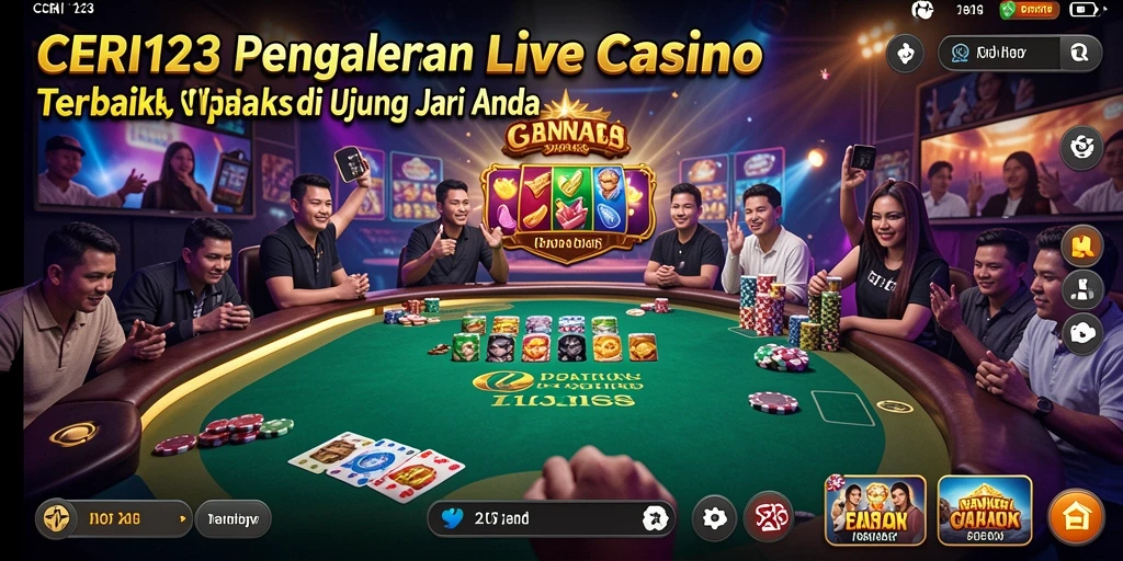 Tampilan gameplay Live Casino yang mengasyikkan di CERI123.