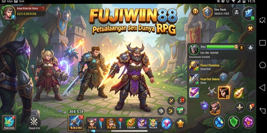 Tampilan gameplay <strong>FUJIWIN88</strong> yang epik dan mendebarkan.