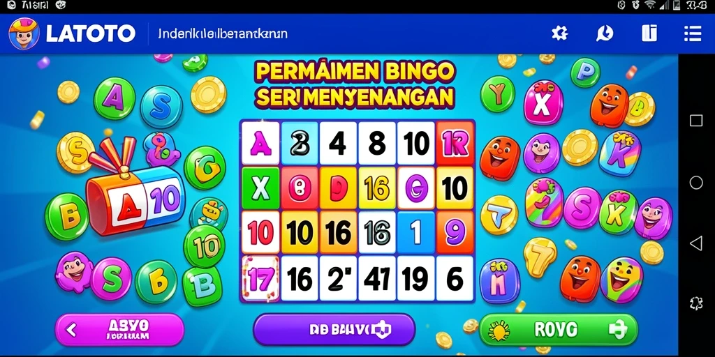 Tampilan gameplay seru di LATOTO dengan keceriaan Bingo.