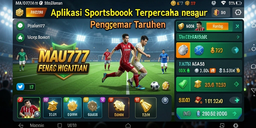 Tampilan antarmuka menarik MAU777 saat bermain taruhan olahraga.