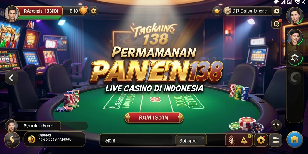 Tampilan antarmuka Live Casino yang menarik dari PANEN138.