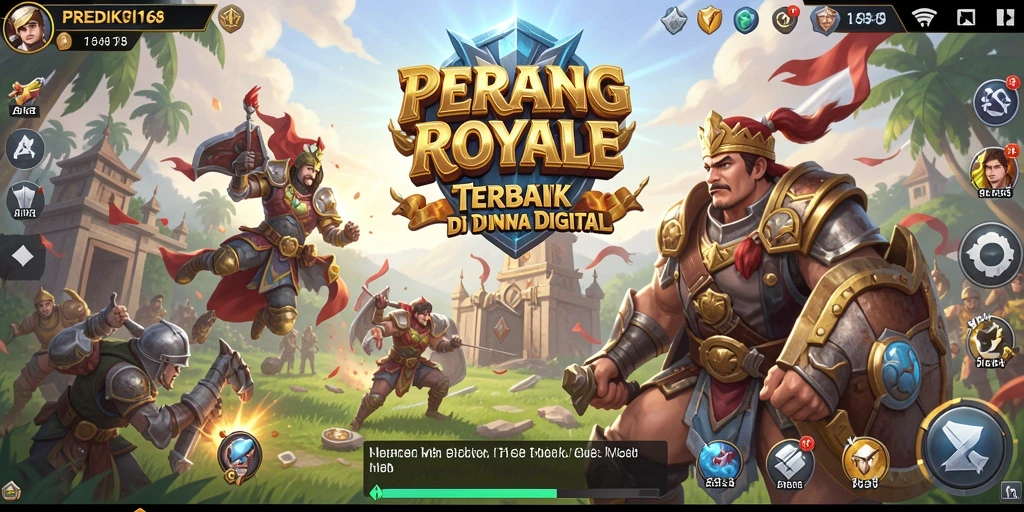 Tangkapan layar dari gameplay intens PREDIKSI168 dalam aksi Battle Royale.