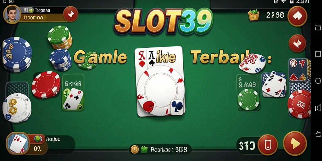 Screenshot utama SLOT39 menampilkan gameplay Gaple yang seru dan menarik.