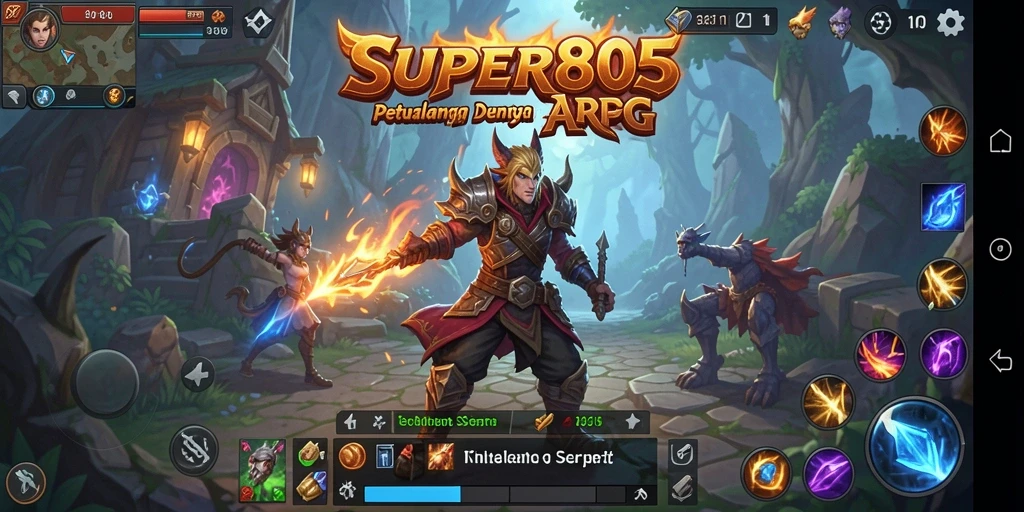 Menampilkan pertarungan epik dan eksplorasi yang menakjubkan dalam SUPER805.
