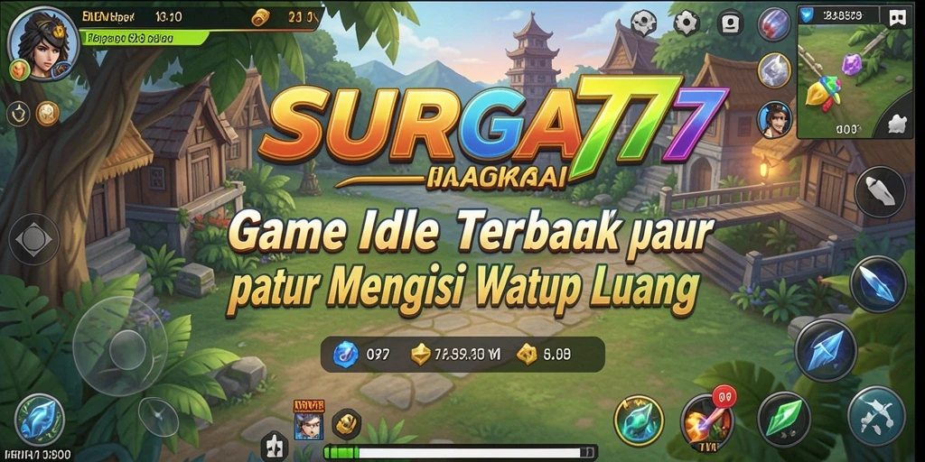 Screenshot SURGA77 menampilkan gameplay Idle yang menarik dan intuitif.