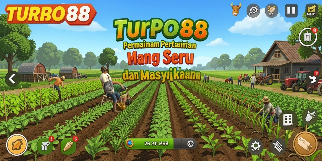 Tampilan gameplay TURBO88 yang penuh warna dan menarik perhatian.